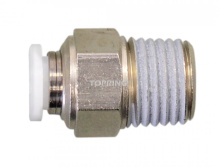 Topring 40.013 - 12 mm Push-to-Connect to 1/2 (M) NPT Adapter
