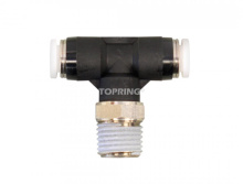 Topring 40.339 - 12 mm Push-to-Connect to 3/8 (M) NPT Tee Adapter
