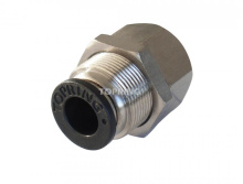 Topring 44.635.05 - 1/4 in. to 1/4 (F) NPT Push-to-Connect Bulkhead Adapter