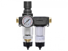 Topring 50.661A - 5 Micron Filter Regulator 15 to 125 PSI and 0.01 Micron Coalescing Filter 1/4 (F) NPT S50