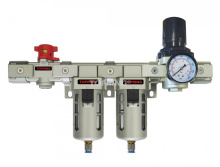 Topring 51.496.01 - 5 and 0.3 Micron FFR Unit 5 to 125 PSI 3/8 (F) NPT With Shut-off Valve S51