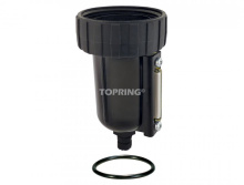 Topring 52.812 - 130.1 ml Zinc Bowl With Level Indicator for Filter, Coalescing Filter and Filter Regulator