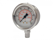 Topring 55.95 - Liquid Gauge 4" - 1/4NPT LM 0-1000 SS