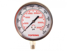 Topring 55.97 - Liquid Gauge 4" - 1/4NPT LM 0-5000 SS