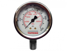 Topring 55.98 - Liquid Gauge 4" - 1/4NPT LM 0-10 000 SS