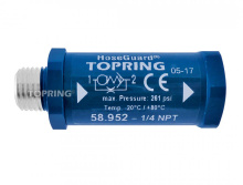Topring 58.952 - Aluminum Air Fuse 24 SCFM 1/4 (M) to 1/4 (F) NPT