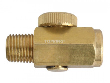 Topring 62.101 - Brass Inline Airflow Regulator 1/4 (F-M) NPT