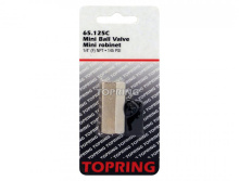 Topring 65.125C - Brass Mini Ball Valve 1/4 (F) NPT