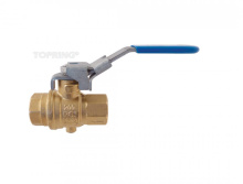 Topring 65.515 - Brass Safety Exhaust Ball Valve With Locking Handle 3/4 (F) NPT