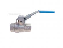 Topring 65.960 - Brass Ball Valve With Locking Handle 1-1/4 (F) NPT