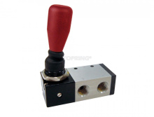 Topring 80.917 - 3/2-Way Manual Valve With Spring Lever 1/4 (F) NPT
