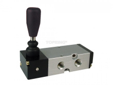 Topring 80.925 - 5/2-Way Manual Valve With Spring Lever 1/4 (F) NPT