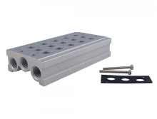 Topring 80.978.02 - 2 Station Manifold Base 3/8 (F) NPT