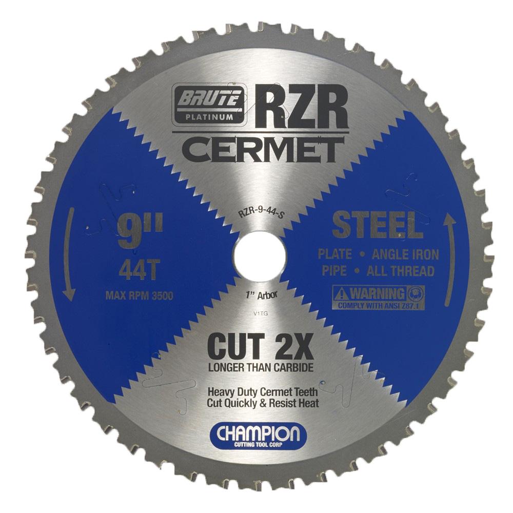 Cermet Tipped Circular Saw Blade 9&#34; (Steel Cutting)