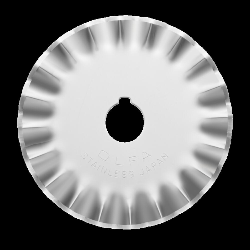 OLFA 45mm PIB45-1 Stainless Steel Pinking Blade, 1pk