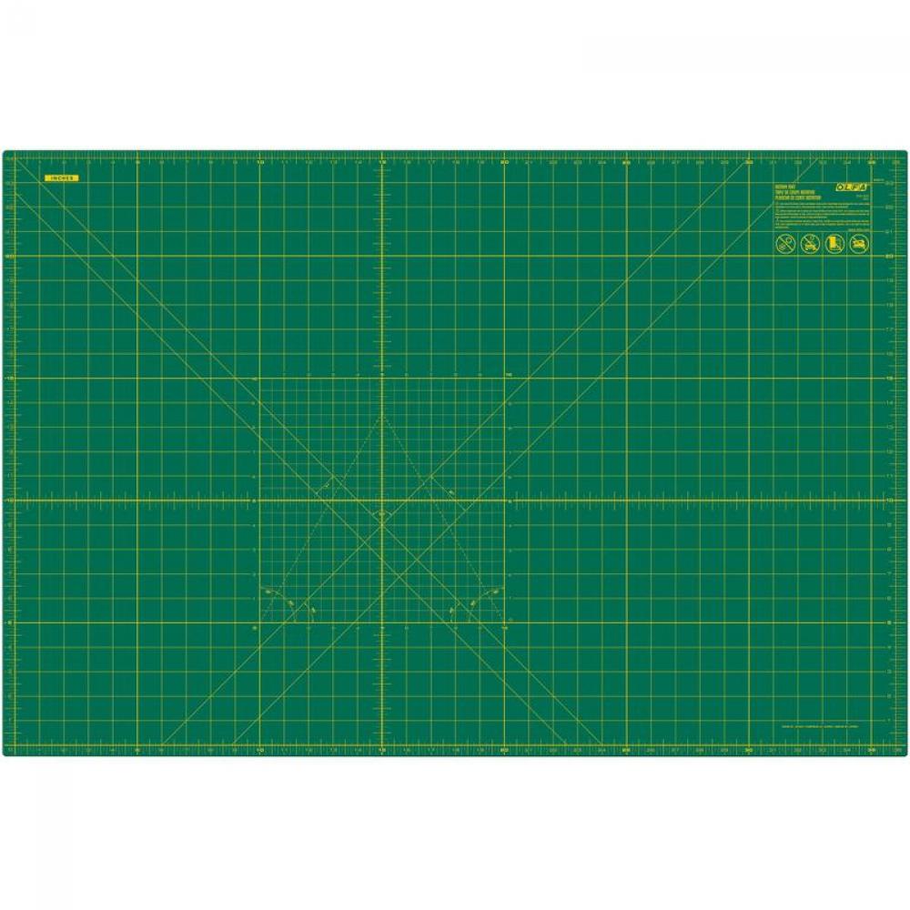 Double-Sided Self-Healing Rotary Mat, Green 24&#34; x 36&#34;