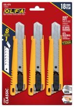 OLFA 1107373 - EXL-CP3 - 18mm HD Cutter-3pk