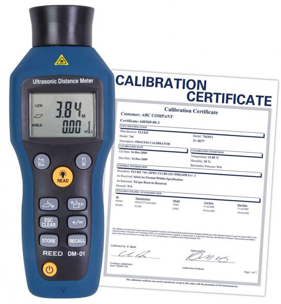 REED DM-01-NIST Ultrasonic Distance Meter