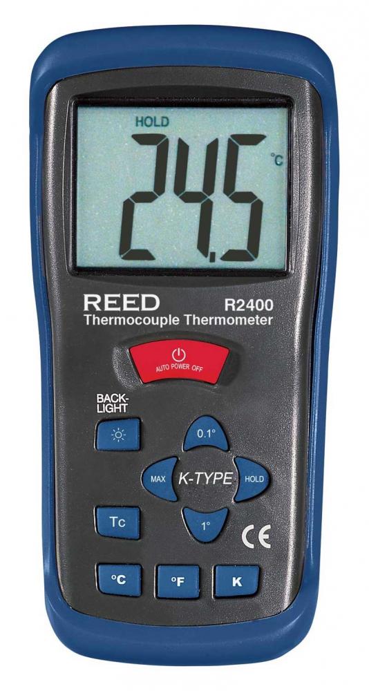 REED R2400 Type K Thermocouple Thermometer