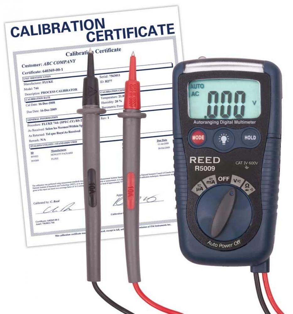 REED R5009 Multimeter with NCV and Flashlight