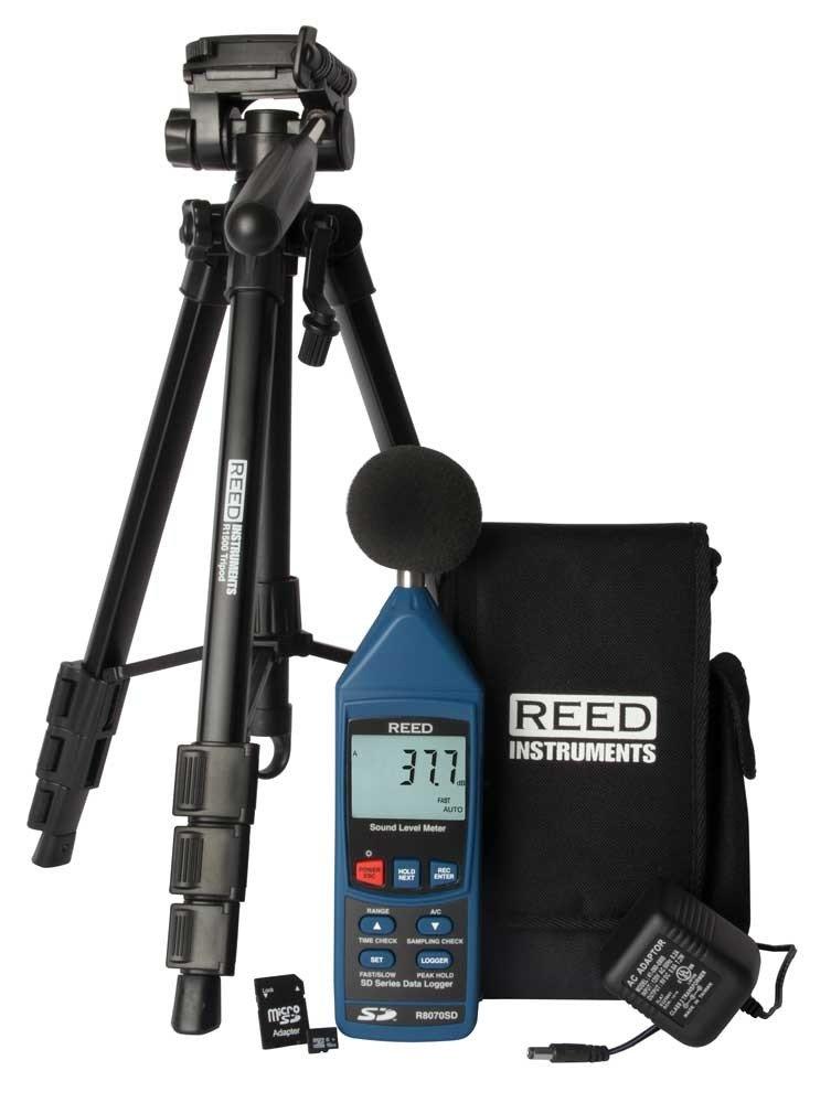 REED R8070SD-KIT2 Data Logging Sound Meter with Tripod