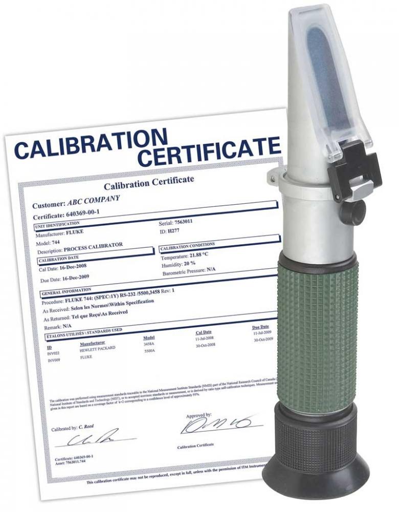 REED R9500-NIST BRIX Refractometer with NIST Traceable Certificate