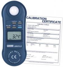 ITM - Reed Instruments LM-81LX-NIST - REED LM-81LX Compact Light Meter, 20,000 Lux / 2,000 Foot Candles (Fc), includes NIST Traceable