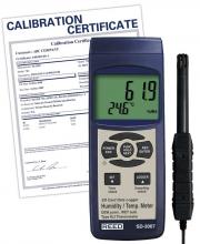 ITM - Reed Instruments SD-3007-NIST - REED SD-3007 SD Series Thermo-Hygrometer Datalogger, 32 to 112F (0 to 50C), 5-95%RH, Wetbulb/De