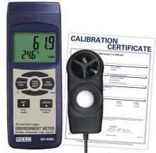 ITM - Reed Instruments SD-9300-NIST - REED SD-9300-NIST SD Series Environmental Meter, Datalogger (Air Velocity/Temp, Light, Ambient