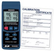 ITM - Reed Instruments 147909 - REED R2450SD-NIST  Data Logging Thermometer