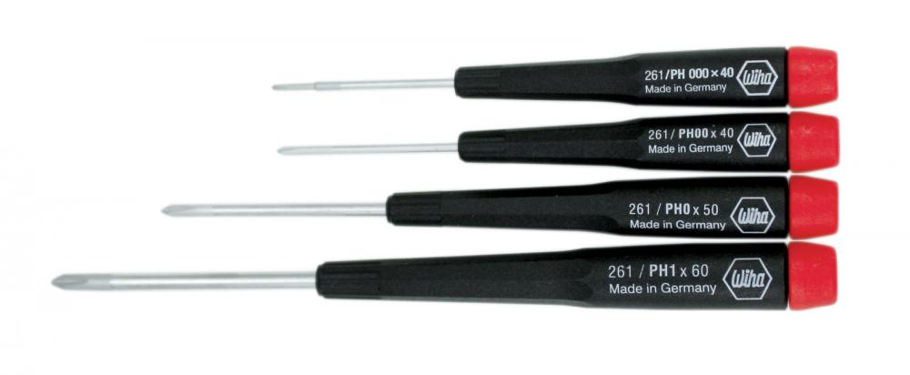 Precision Phillips Screwdrivers 4 Piece Set