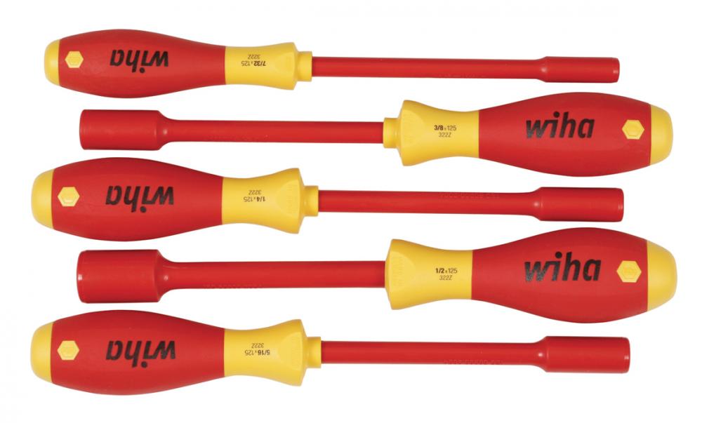 Insulated Nut Driver 5 Piece Inch Set