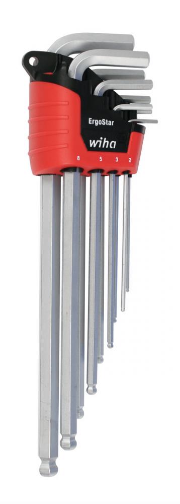 ErgoStar Ball End Hex L-Key Metric 9 Piece Set