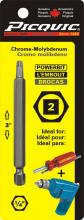 Picquic Tool Company Inc 88012 - 3 inch RobertsonÂ® # 2 Powerbit Carded