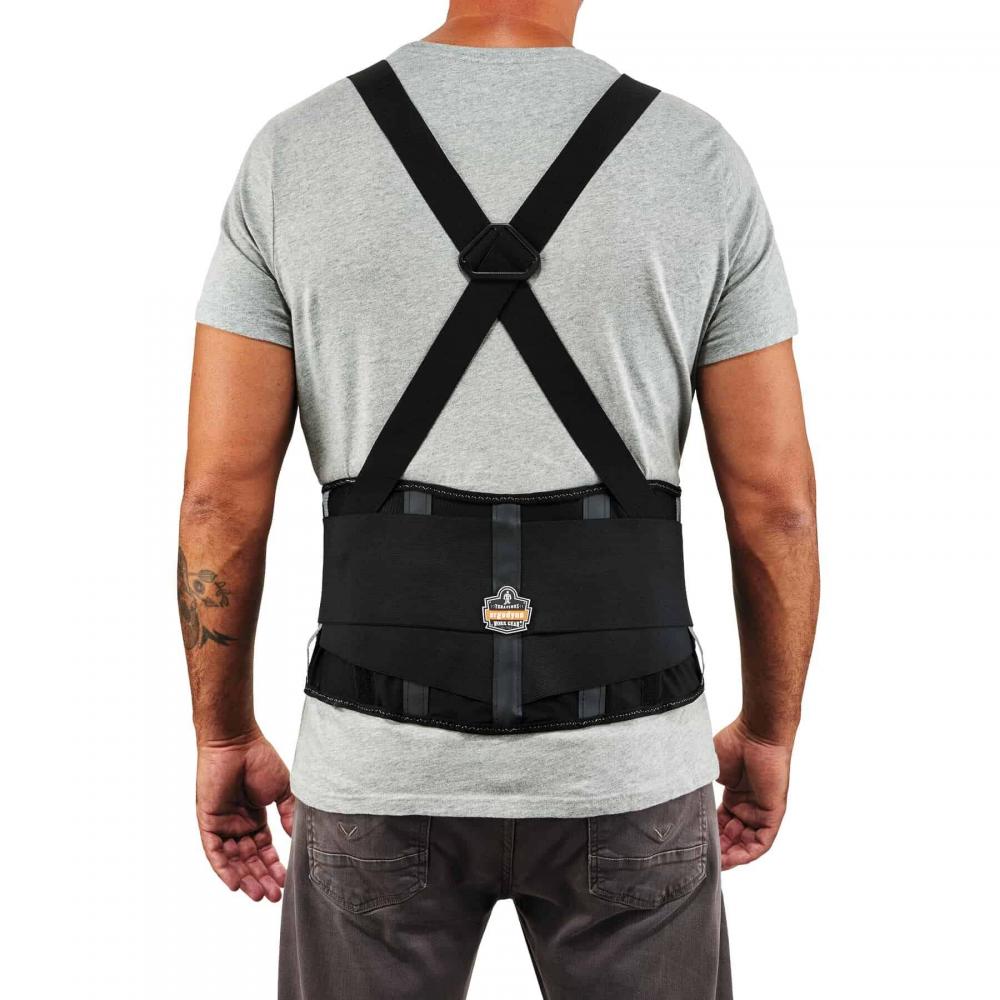 2000SF 4XL Black 840D Spandex Back Support Brace