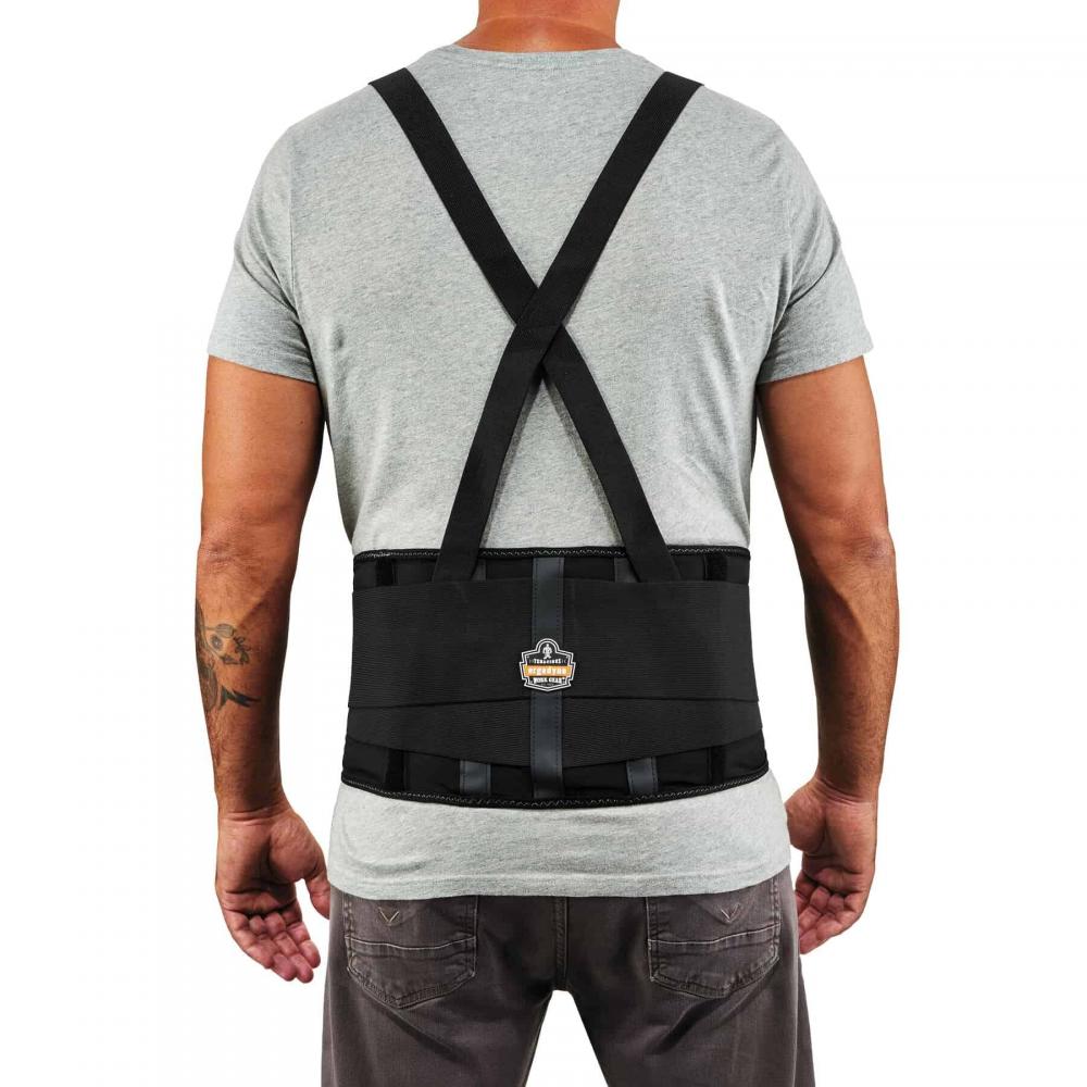 100 4XL Black Spandex Back Support Brace