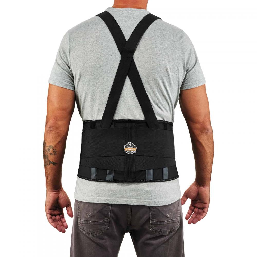 1400UN Black Universal Size Back Support Brace