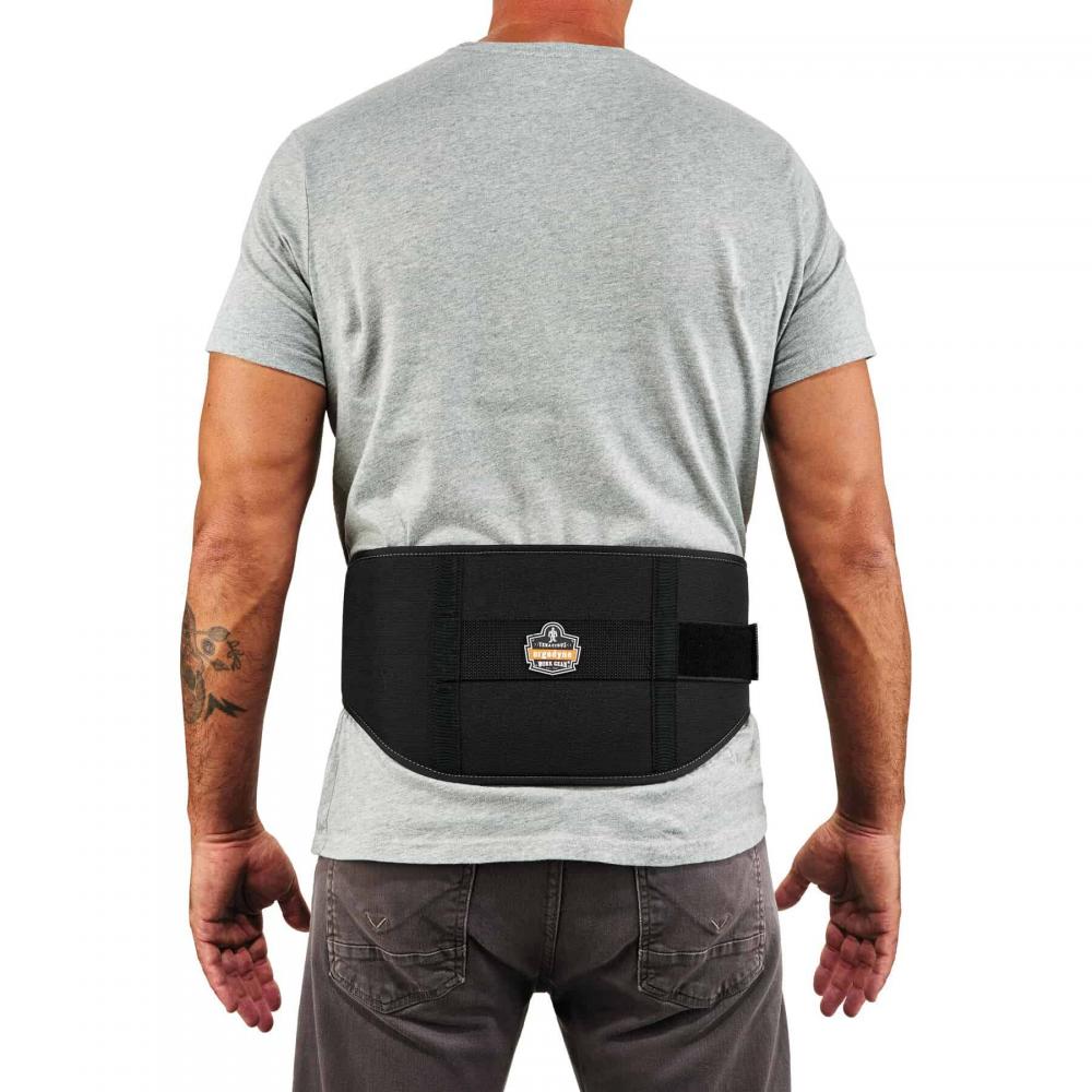 1500 2XL Black Weightlifting Style Back Support Brace