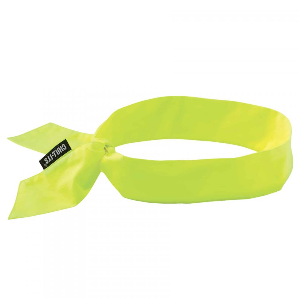 6700 Lime Cooling Bandana Headband - Polymer - Tie