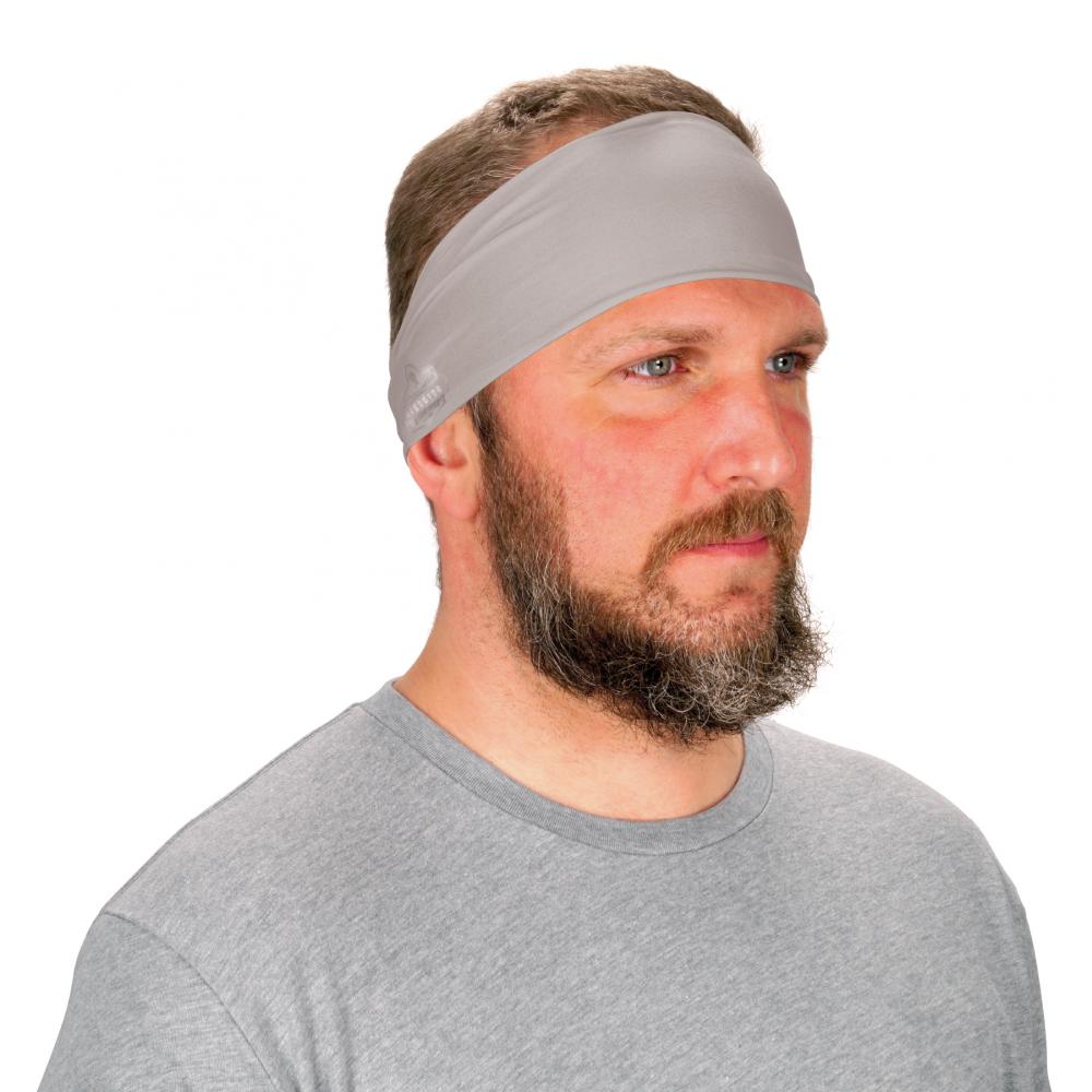 6634 Gray Cooling Headband - Performance Knit