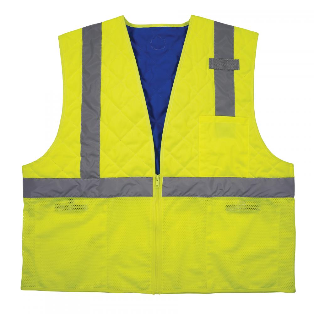 6668 2XL Lime Class 2 Hi-Vis Safety Cooling Vest