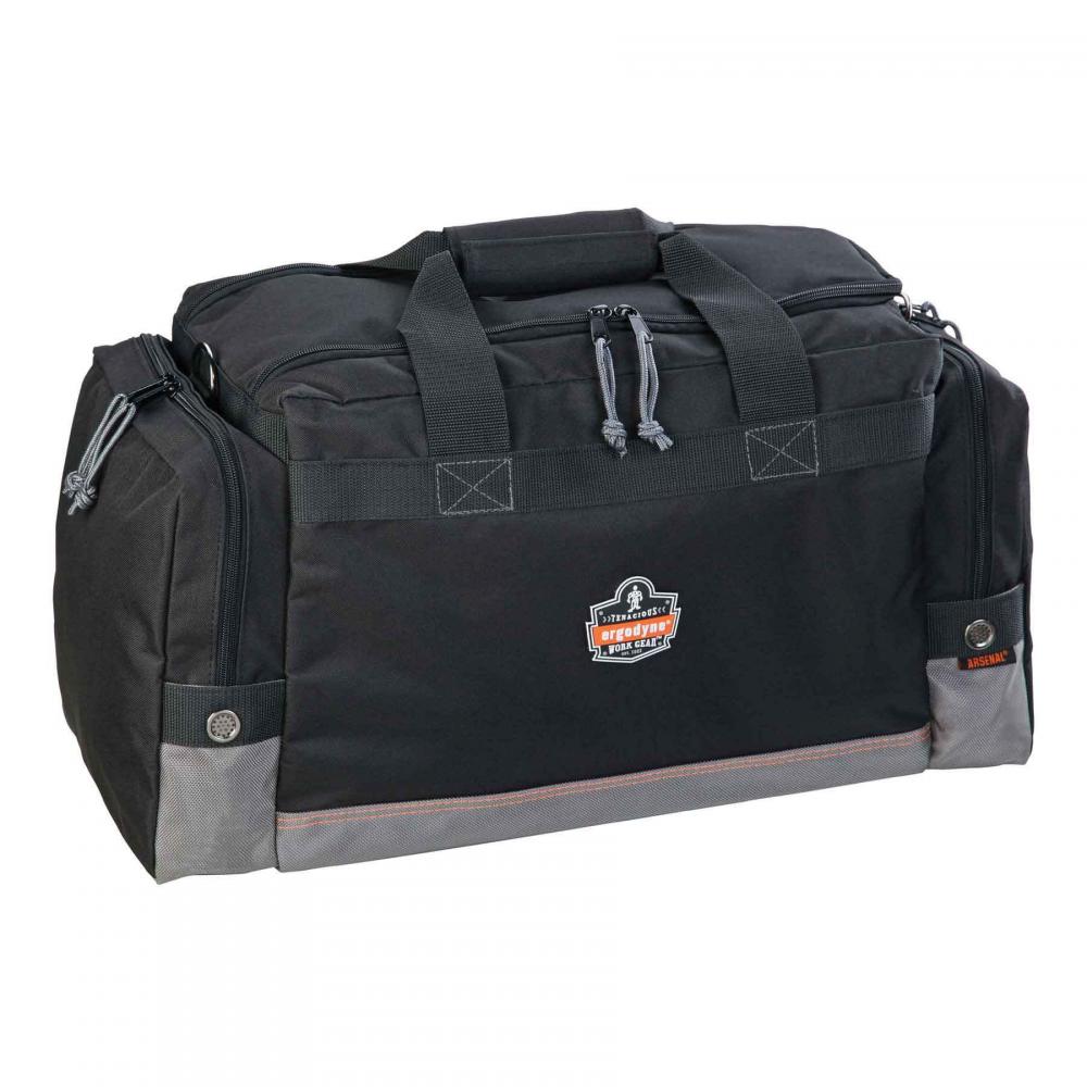 5116 M Black General Duty Duffel Bag Hard Bottom