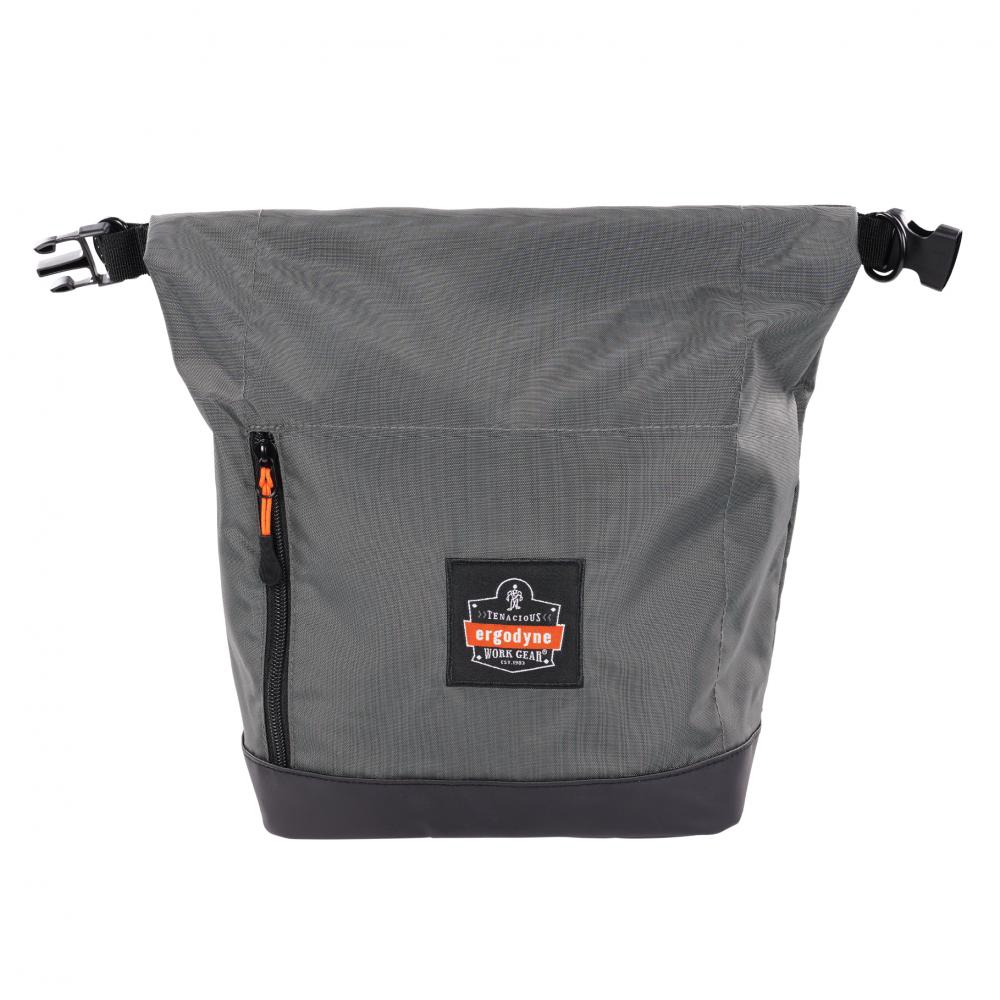 5186 Gray Full Respirator Bag - Roll Top Closure