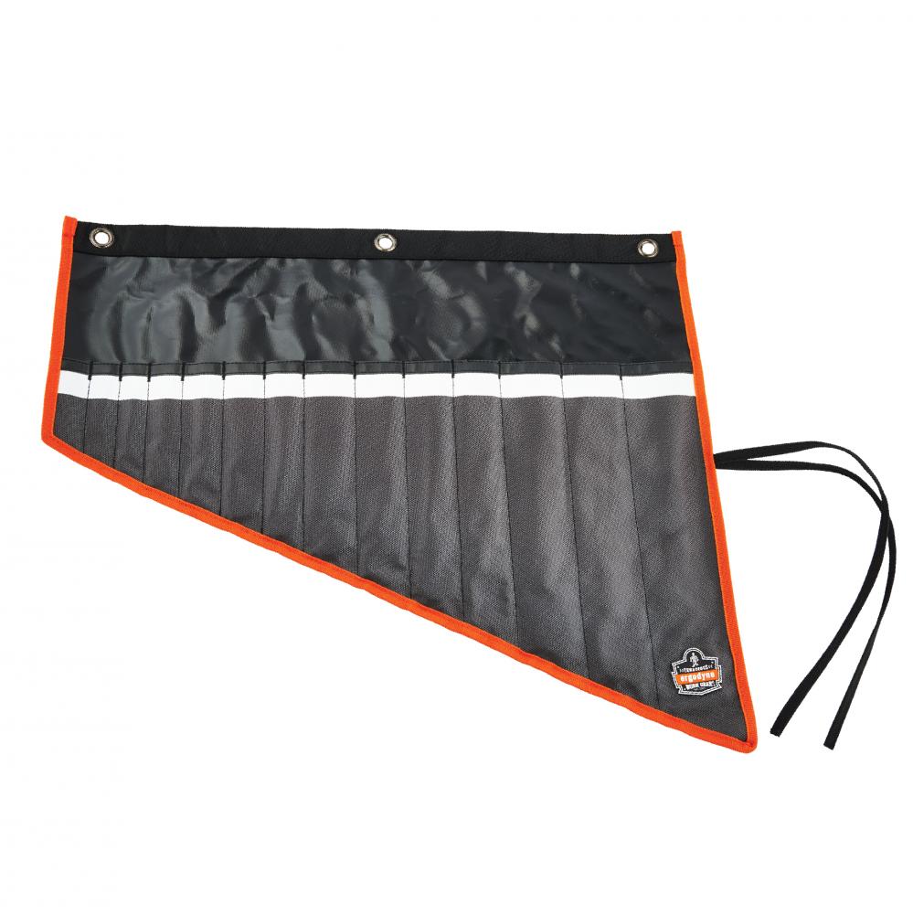 5873 Tall Black Wrench Organizer Roll Up - Custom Labels