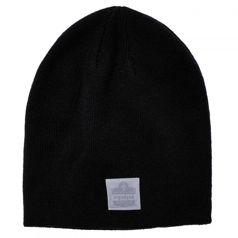 6812 Black Rib Knit Winter Hat