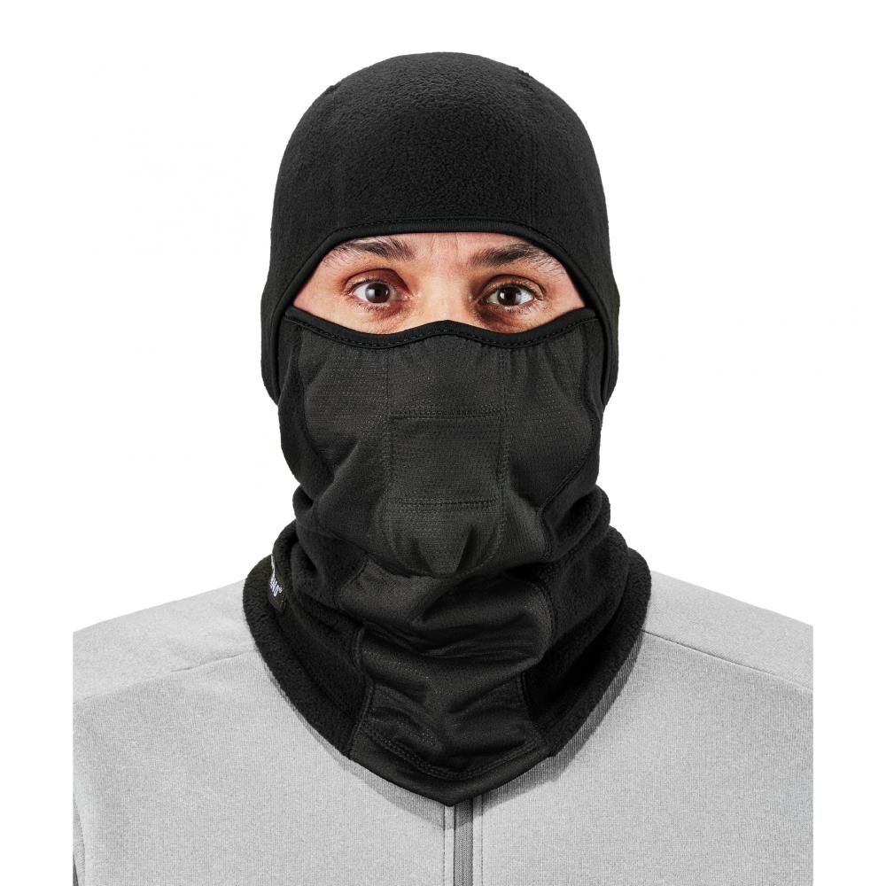 6823 Black Hinged Balaclava Face Mask