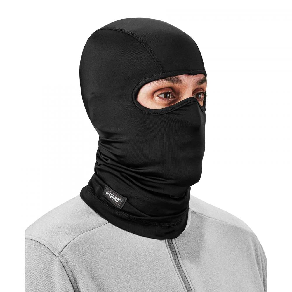 6832 Black Balaclava Face Mask - Spandex