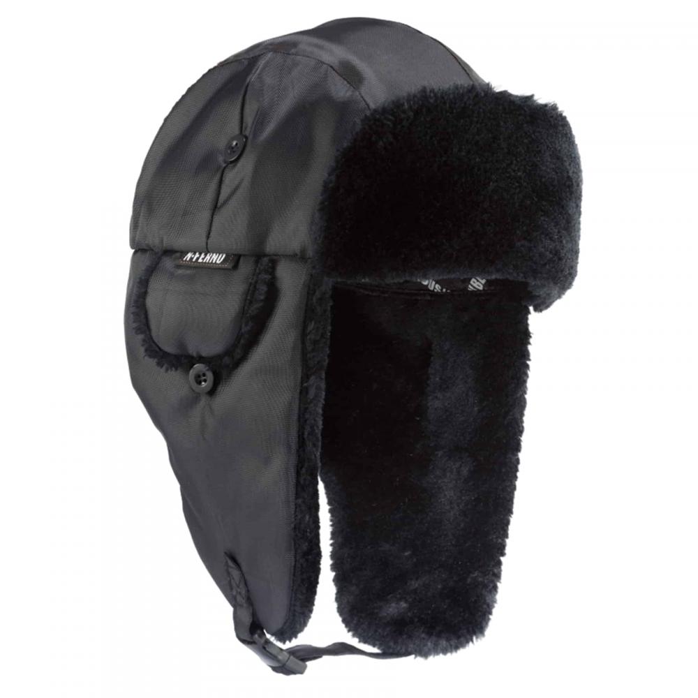 6802 XS Black Classic Trapper Hat