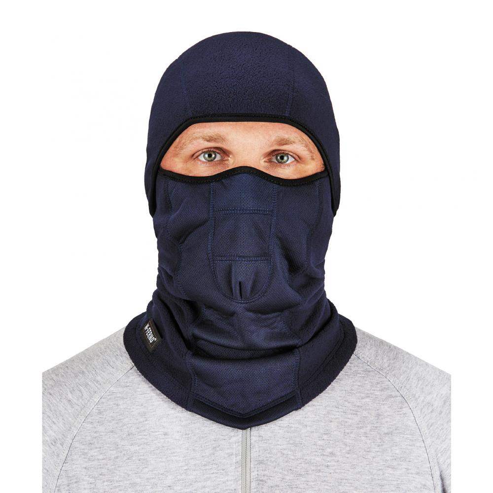 6823 Navy Hinged Balaclava Face Mask