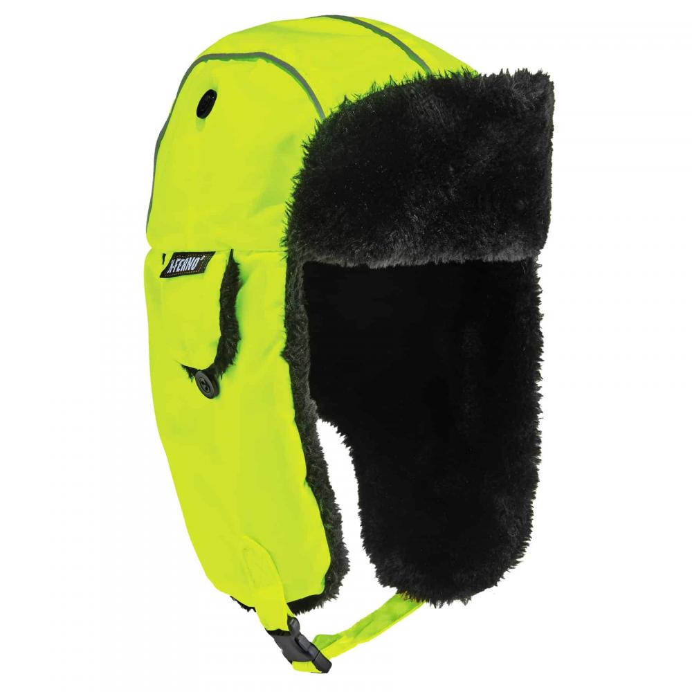 6802 L/XL Lime Classic Trapper Hat